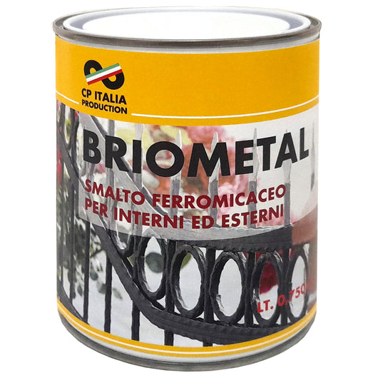 SMALTO MICACEO FINE BRIOMETAL GR. GRAFITE 740 LT.0,750  PZ 6,0