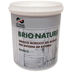 6pz smalto lucido all'acqua brionature nero lt.0,750 57484