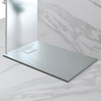 Piatto Doccia Effetto Pietra Sottile Antiscivolo Moderno Colore: Grigio, Formato: 80 x 120 cm