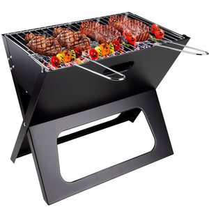 Barbecue Bistecchiera Pieghevole Portatile Richiudibile 46x28x36 BBQ Griglia