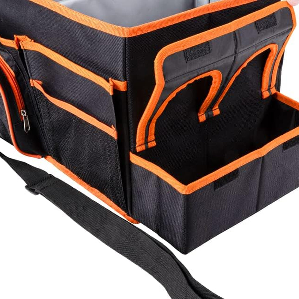 BLACK+DECKER Borsa Organizer Bagagliaio con Tracolla e Portabevande da Viaggio