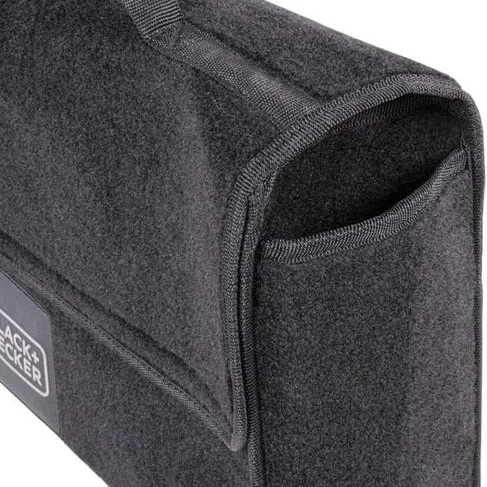 BLACK+DECKER Borsa Organizer per Auto con Chiusura Velcro e Maniglia 29x15x30cm