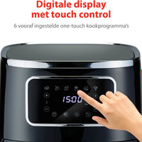 Friggitrice ad Aria 4,5 Litri Display Digitale 1450W Temperatura fino a 200°C