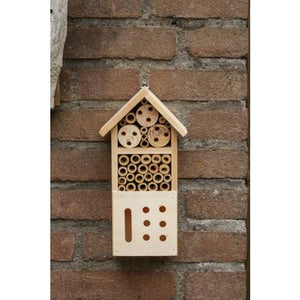 Casetta per le Api in Legno da Giardino Hotel per Insetti Farfalle 13.5x8.5x26cm