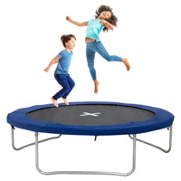 Trampolino Elastico Molla da Giardino Tappeto Esterno Rete Sicurezza 244 x 51 cm