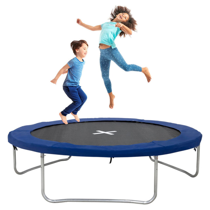 Trampolino Elastico Molla da Giardino Tappeto Esterno Rete Sicurezza 244 x 51 cm