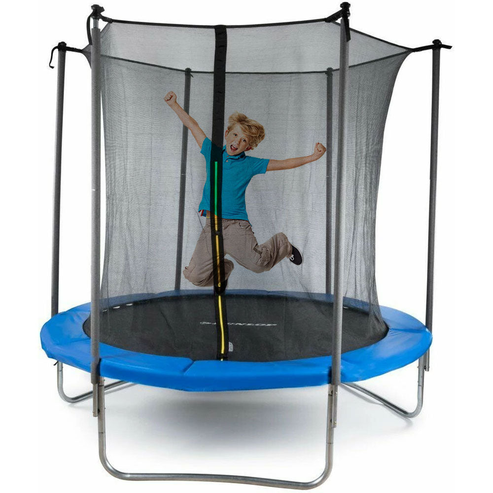 Trampolino Elastico Molla da Giardino Tappeto Esterno Rete Sicurezza 244 x 51 cm