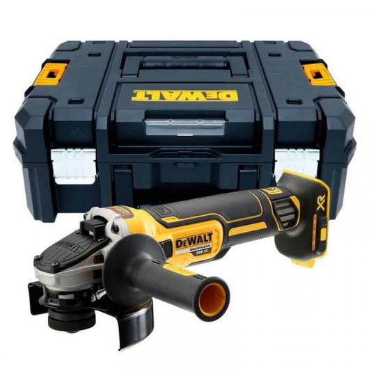 DeWalt Smerigliatrice angolare a batteria DCG405N-XJ da 125 mm in valigia TSTAK