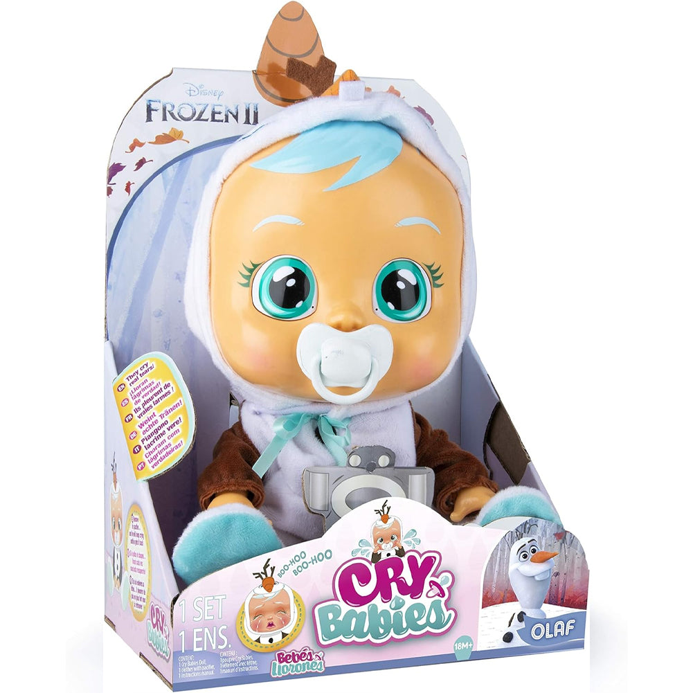 Cry Babies Magic Tears Olaf Pupazzo Interattivo Gioco per Bambini Idea Regalo