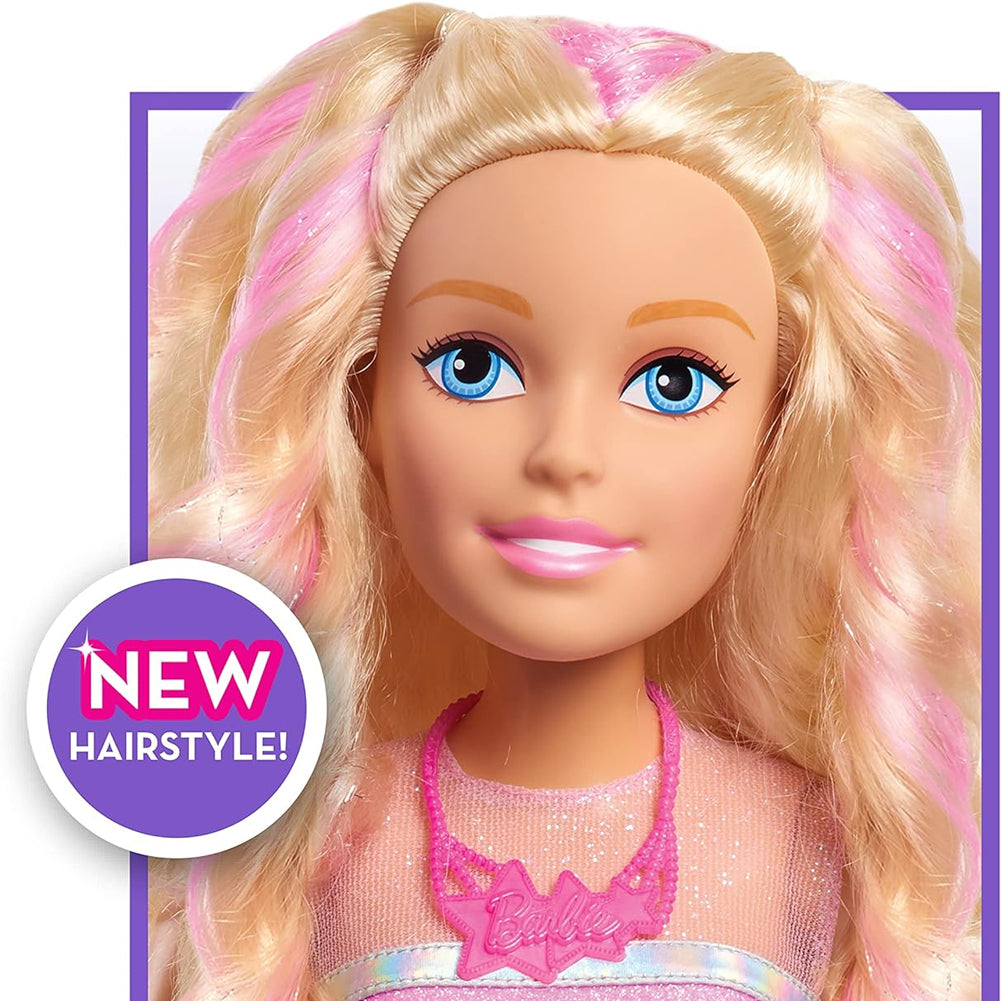 Barbie Bambola per Capelli Bionda Altezza 71 cm Gioco Giocattolo Idea Regalo