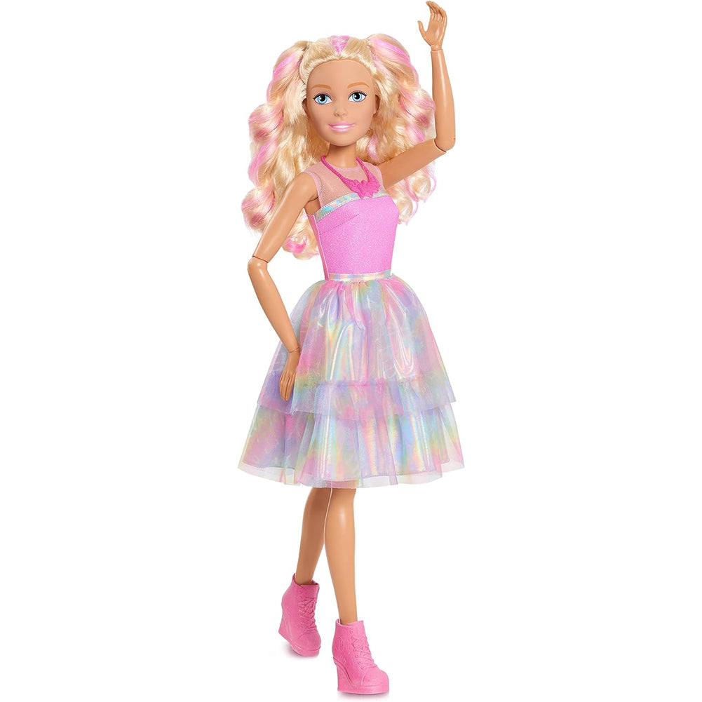 Barbie Bambola per Capelli Bionda Altezza 71 cm Gioco Giocattolo Idea Regalo