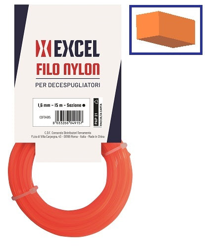 FILO X DECESP. EXCEL QUADRO MM.4,0X100MT.