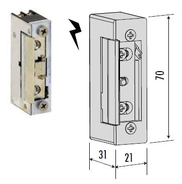 CISA 15100-00 INCONTRO X SERR.ELETTR. C/ANTIRIP. AMBID.