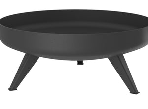 Braciere a Legna da Giardino ⌀70x29,3 cm in Acciaio Misa 700 Bowl Nero