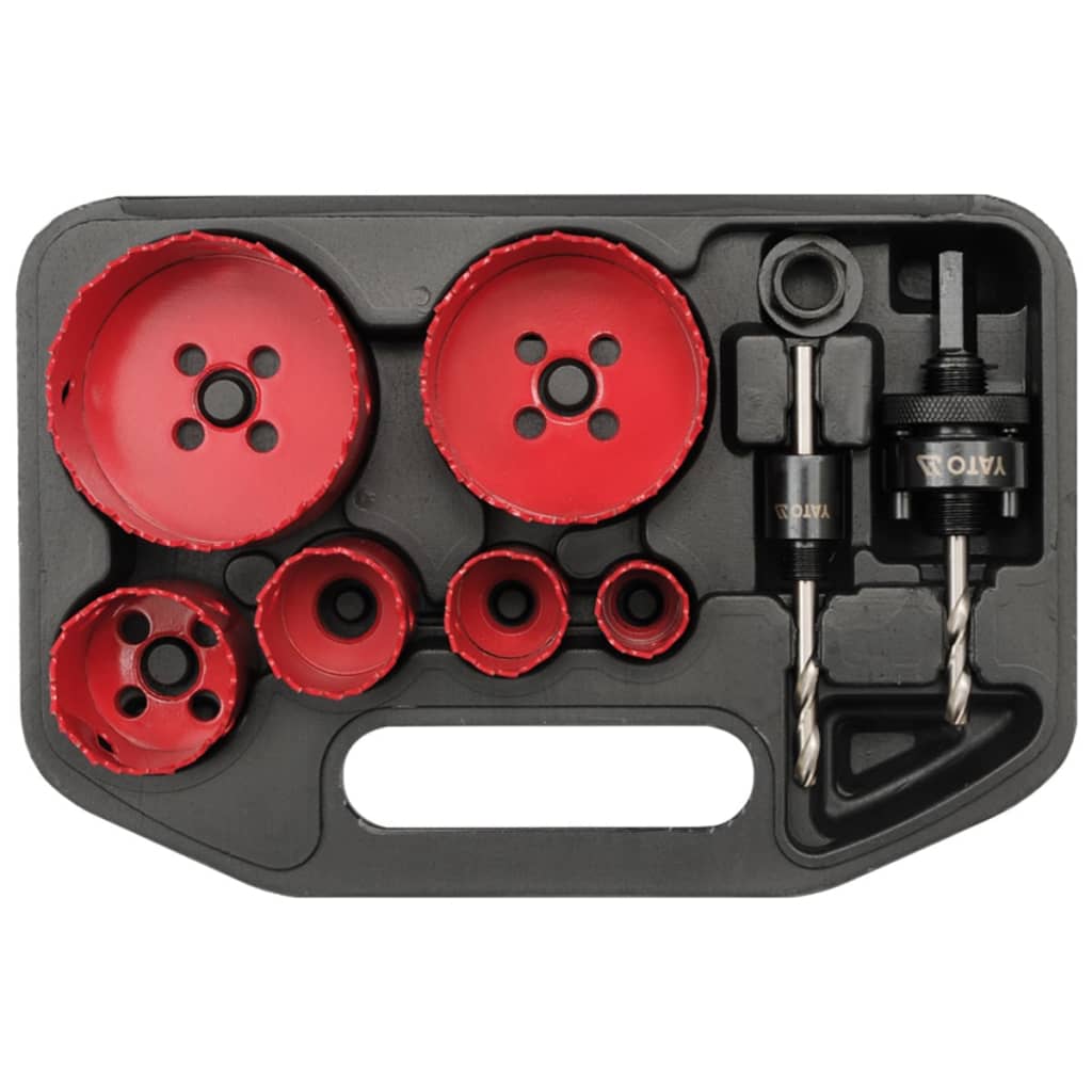 YATO Kit Seghe a Tazza 9 pz da Elettricista YT-3380