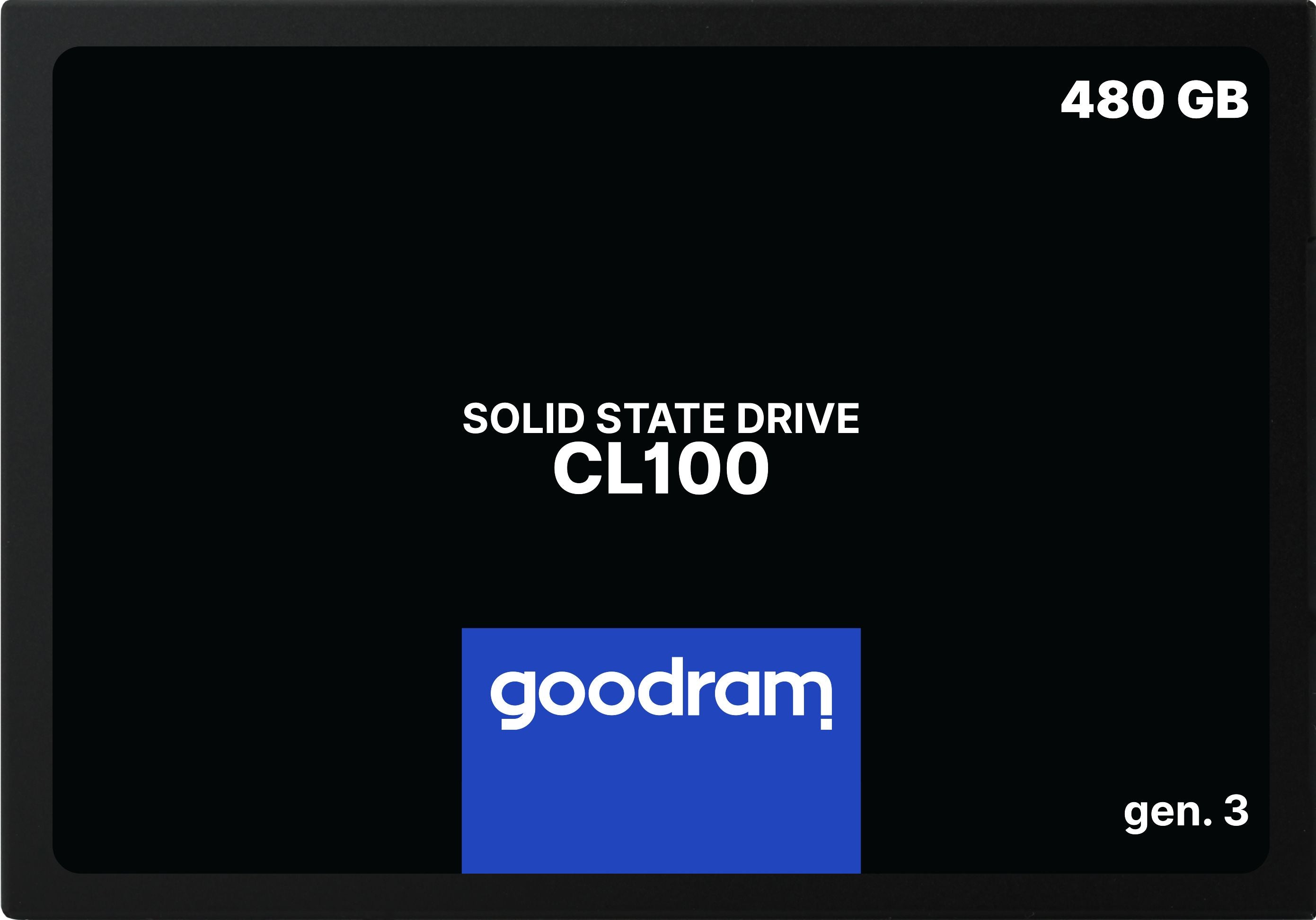 Goodram cl100 gen.3 480 gb 2.5" serial ata iii 3d nand - SSDPR-CL100-480-G3