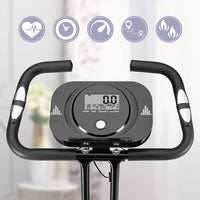 Cyclette Pieghevole Fitness Allenamento Cardio Spinning Bike Sedile Regolabile