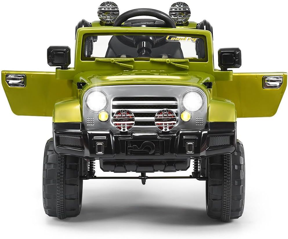 Auto Jeep Sport Safari Macchina Elettrica per Bambini 4x4 12V con Telecomando