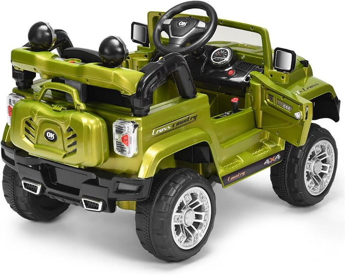 Auto Jeep Sport Safari Macchina Elettrica per Bambini 4x4 12V con Telecomando