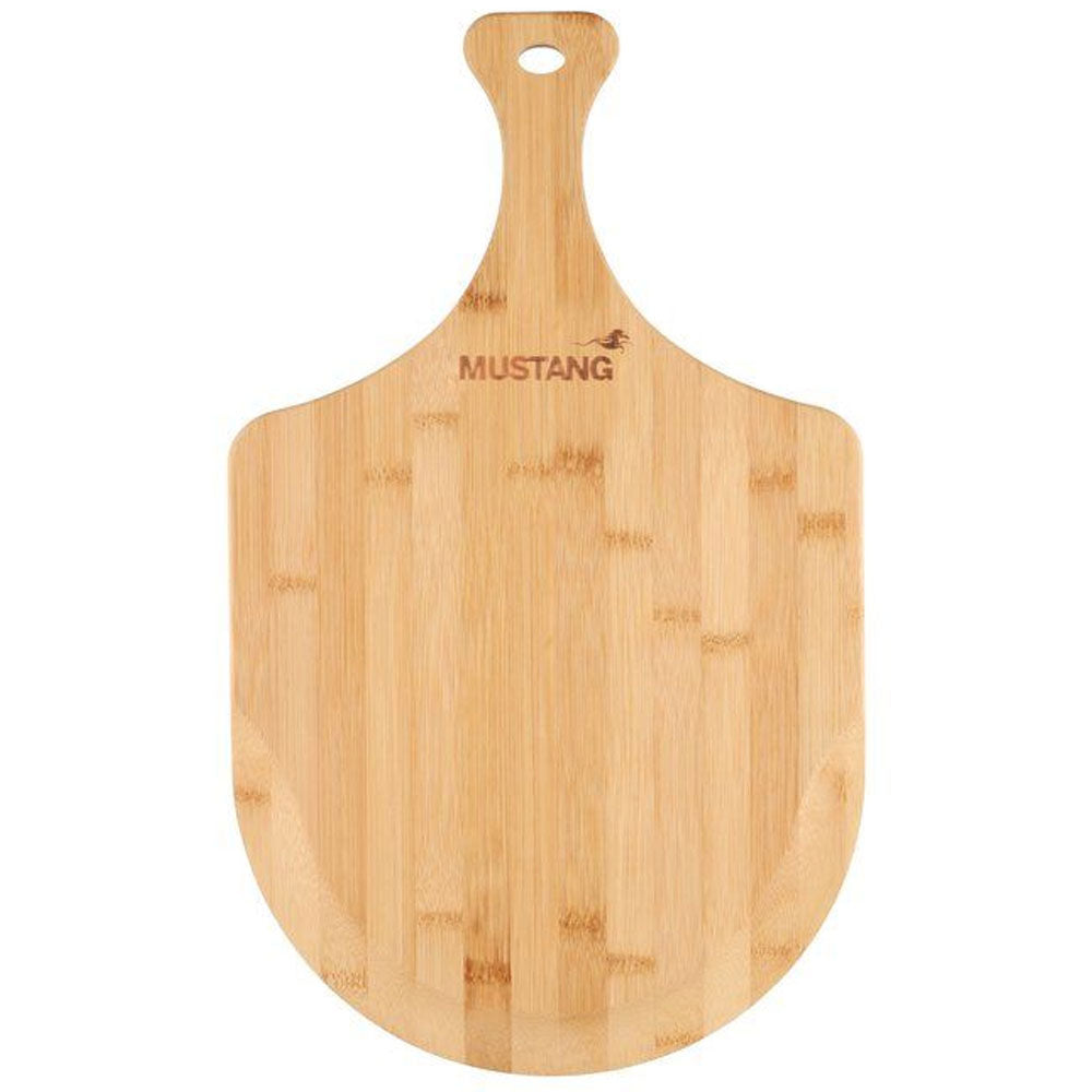 Pala per Pizza da Forno Fornetto Tagliere Legno Bambu con Manico 30x50cm