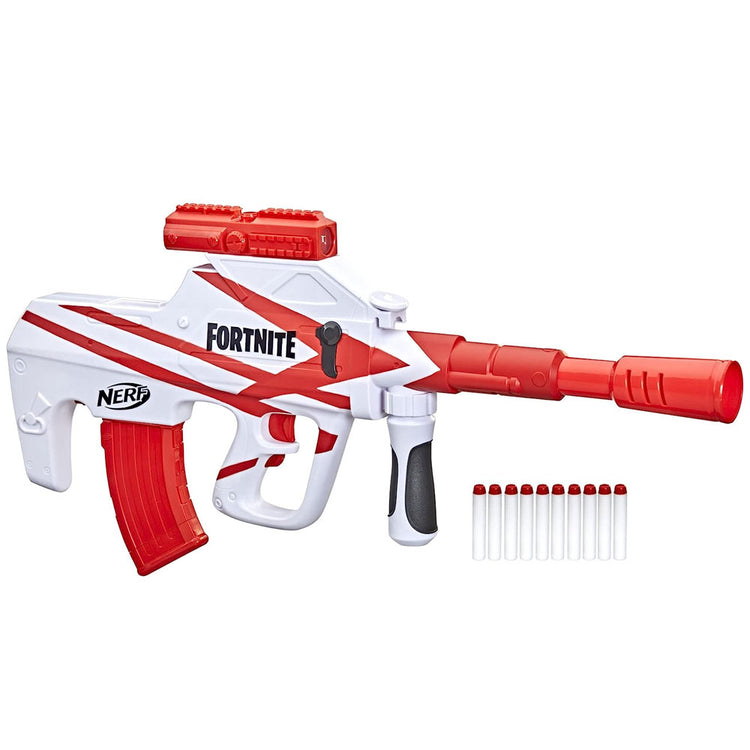 NERF Fucile Pistola Fortnite B-AR Motorized Dart Blaster 10 Elite