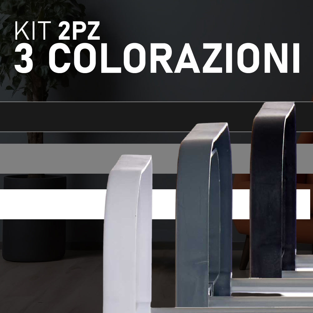 Porta Scarpe 2pz con 3 Ripiani in Metallo e Plastica Organizer Scarpe Salvaspazio