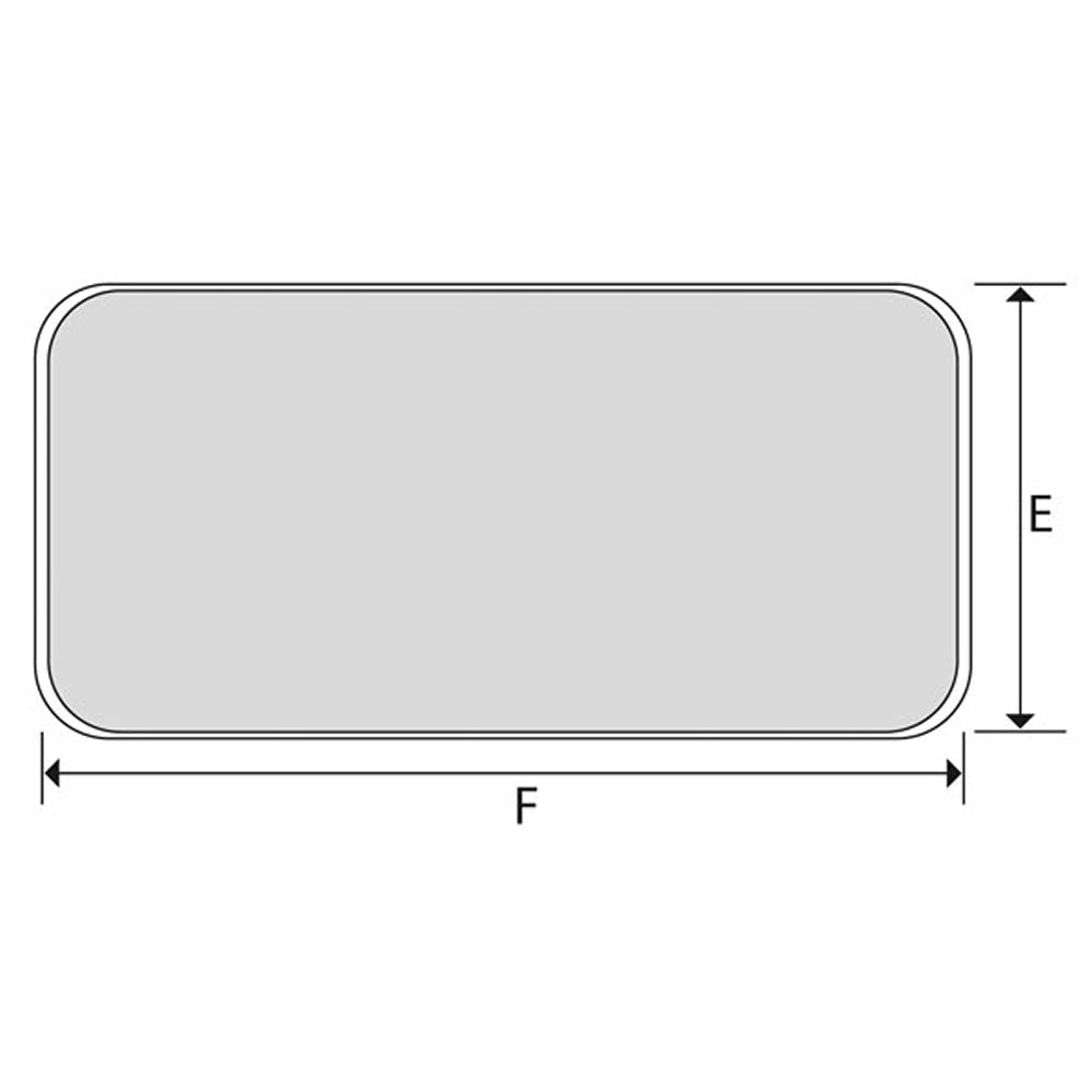 Sportello stagno bianco mm 600x355 per barca