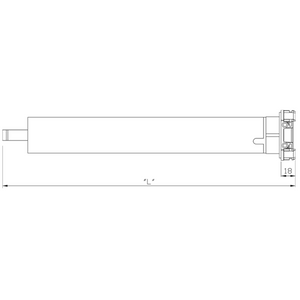 Motore tapparelle elettriche motoriduttore finecorsa meccanico cm 52 230 v potenza coppia nm 50