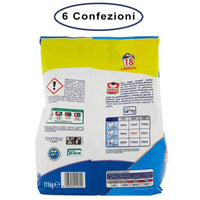 Omino bianco 2 in 1 detersivo & igienizzante 6 confezioni da 1116 grammi