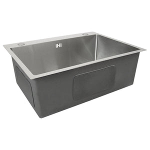 Lavello Singolo Acciaio Inox Sottotop Sottopiano Integrato Satinato Vasca 60x45