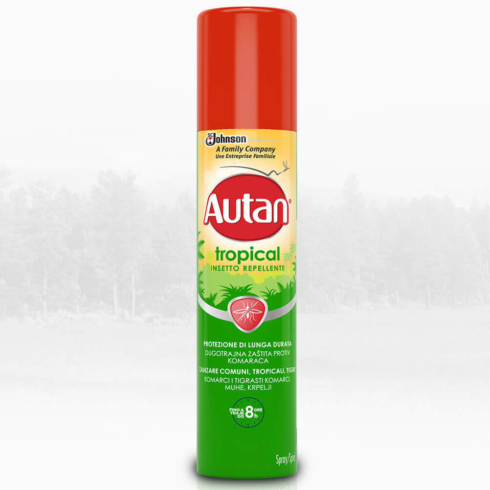 Multipack da 12 spray autan tropical azione fino a 8 ore 100 milliliter ciascuno