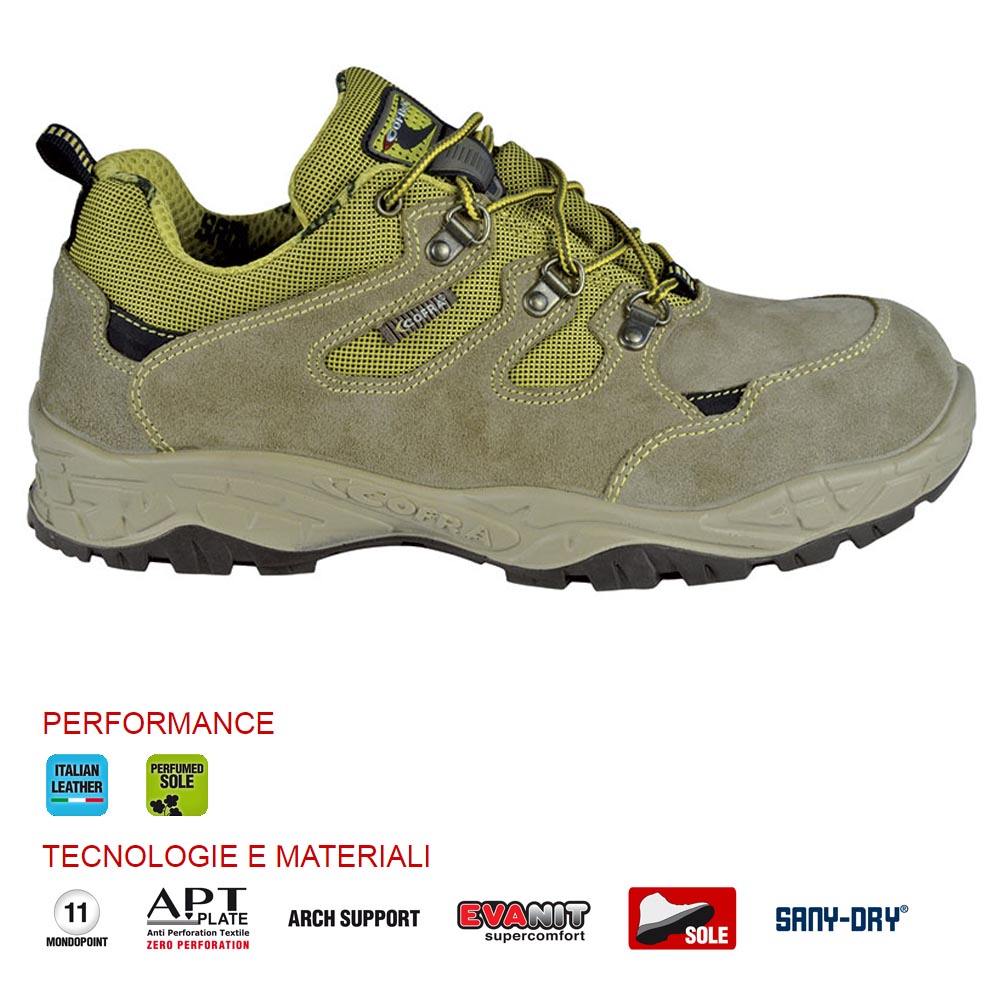 Scarpe antinfortunistiche scarpa bassa cofra waterfall s1 p src numero 41 calzature di sicurezza