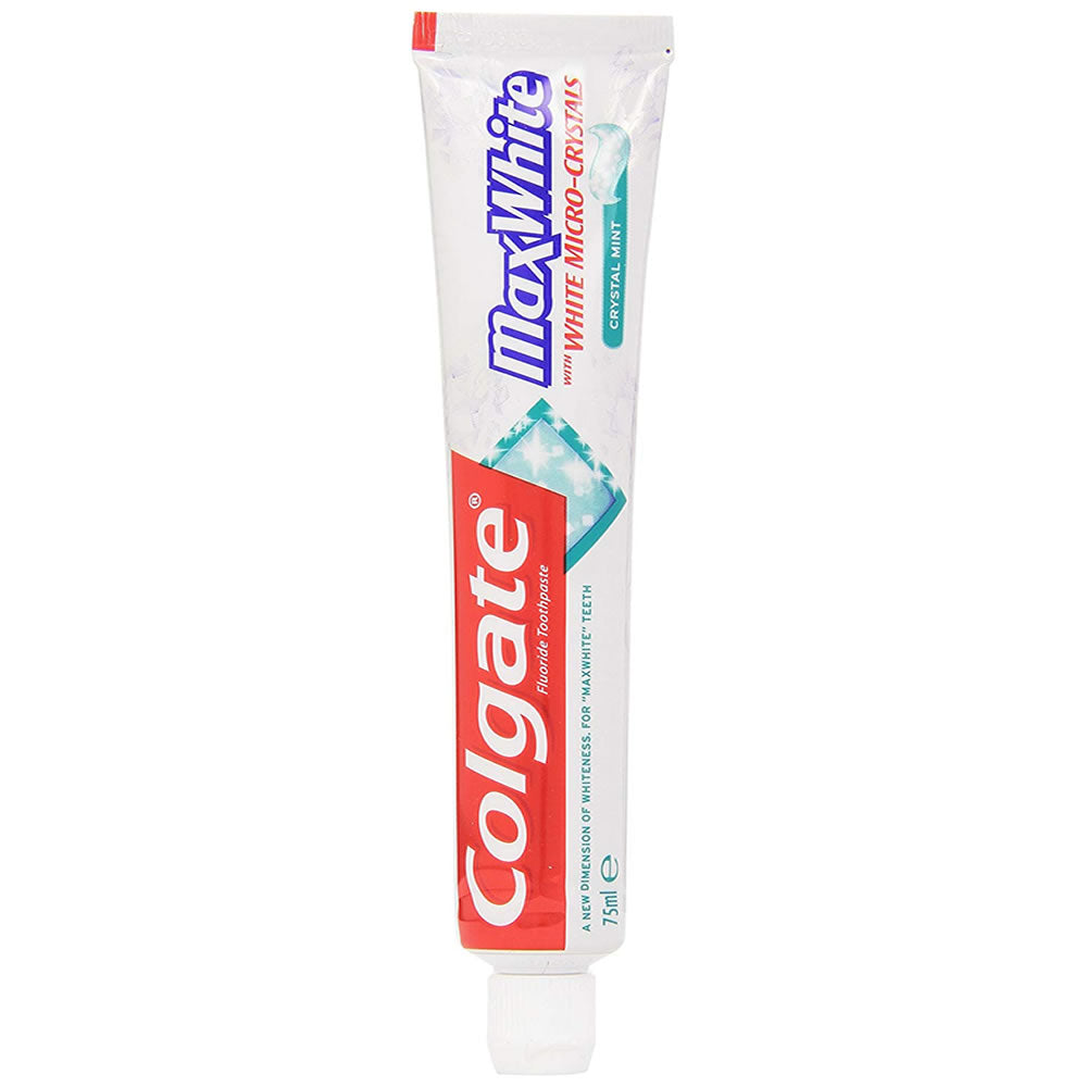 Multipack da 30 dentifrici colgate maxwhite crystal mint - confezioni da 75 ml ciascuna