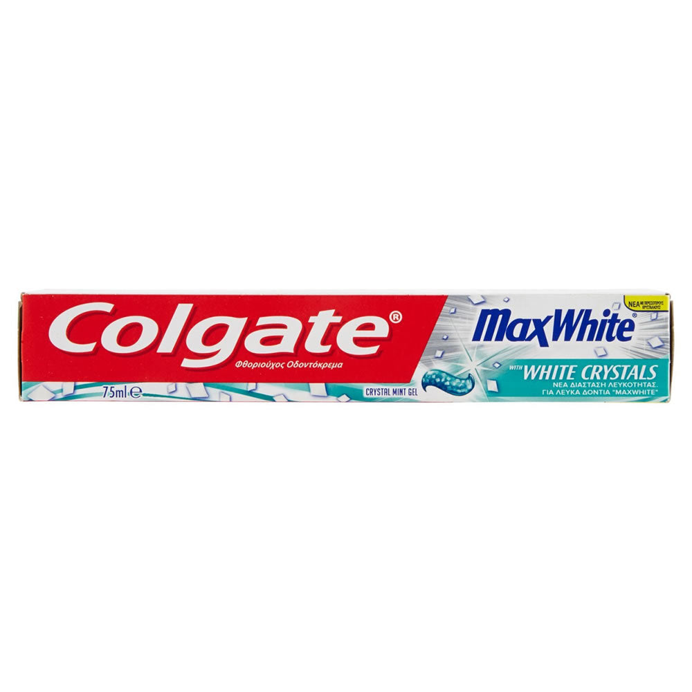 Multipack da 30 dentifrici colgate maxwhite crystal mint - confezioni da 75 ml ciascuna