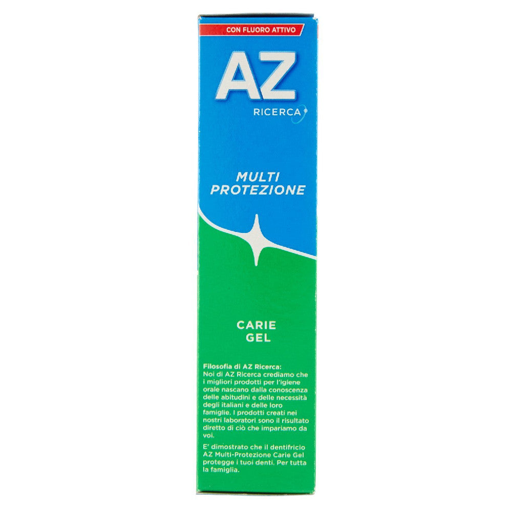 Multipack da 12 dentifrici az multi protezione carie gel confezioni da 75 millilitri ciascuna