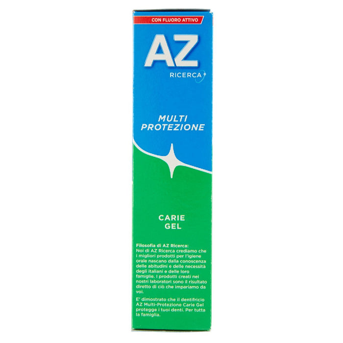 Multipack da 12 dentifrici az multi protezione carie gel confezioni da 75 millilitri ciascuna