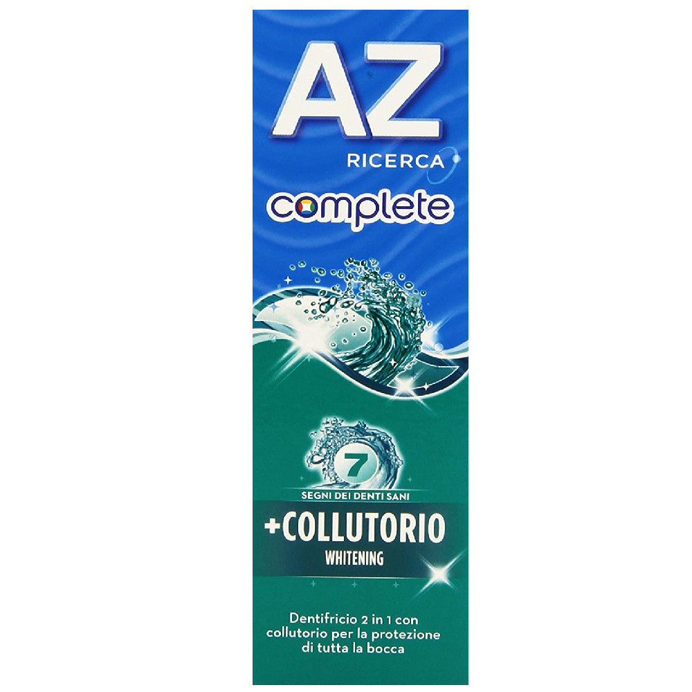 Multipack da 30 dentifrici az ricerca 2 in 1 con collutorio confezioni da 75 millilitri ciascuna