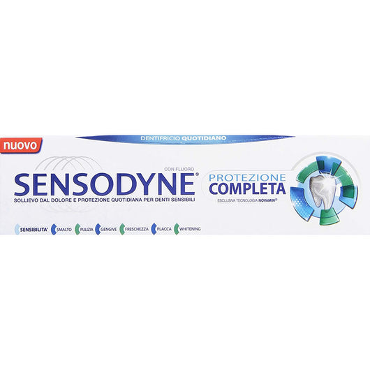 Multipack da 12 dentifrici sensodyne per denti sensibili confezioni da 75 millilitri ciscuna