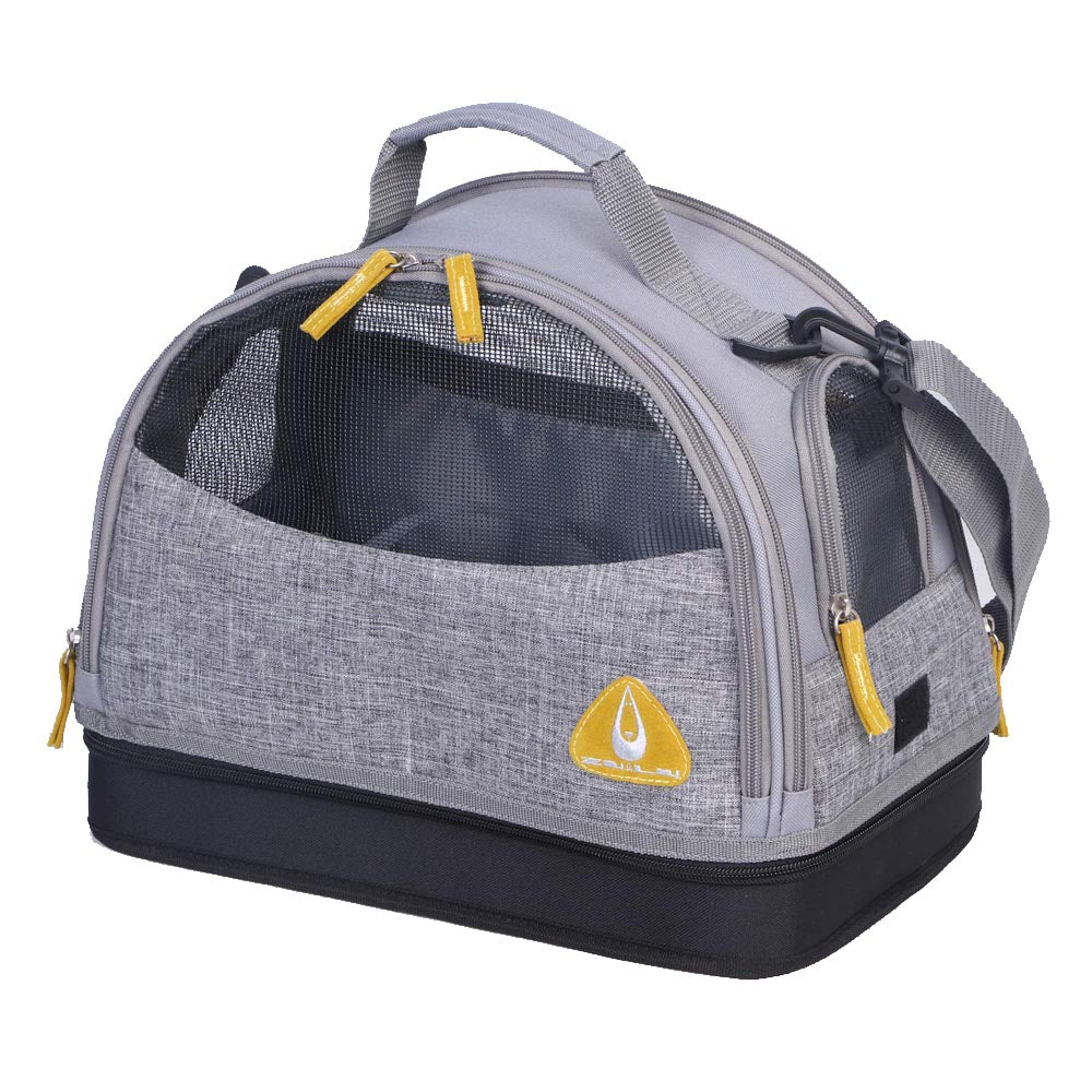 Trasportino per cani e gatti casetta & cuscino 3 in 1 max 6 kg maluku medium grey