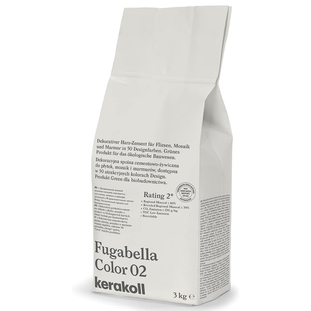 Stucco ibrido piastrelle fugabella impermeabile resistente confezione 3 kg *** colore n 02, confezione 1