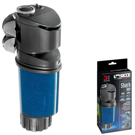 Sicce shark adv 600 filtro interno per acquari da 600 litri/h con cartucce intercambiabili