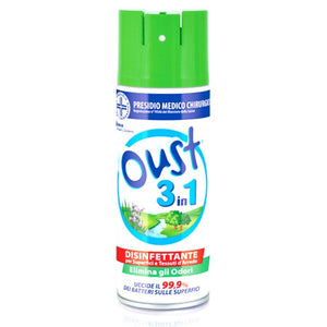 Glade oust 3in1 disinfettante per tessuti e superfici 5 flaconi da 400 ml