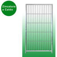 2 box in linea modulari da 3x2 metri solo perimetro in rete con zincatura a caldo