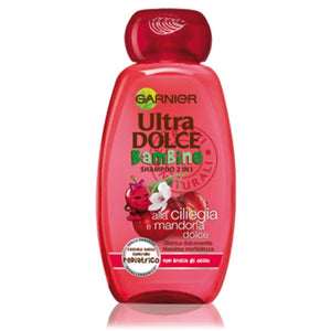 Shampoo 2in1 bambine garnier ultra dolce alla ciliegia 6 confezioni da 300 ml