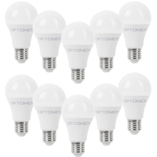 Lampadina led goccia e27 11watt resa 70watt risparmio energetico 2700k pezzi 10