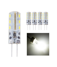 5pcs Pezzi Dc12v 3014 Smd G4 Lampadina A Led Luminosa 3w Bianco Caldo Freddo  -bianco Caldo      -