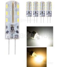 5pcs Pezzi Dc12v 3014 Smd G4 Lampadina A Led Luminosa 3w Bianco Caldo Freddo         