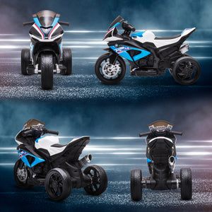 Moto per Bambini 6V con Licenza BMW HP4 con Fari Blu