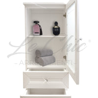 Colonna bianco opaco shabby chic multiuso 170 cm