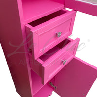 Colonna bagno stile contemporaneo shabby chic Rosa